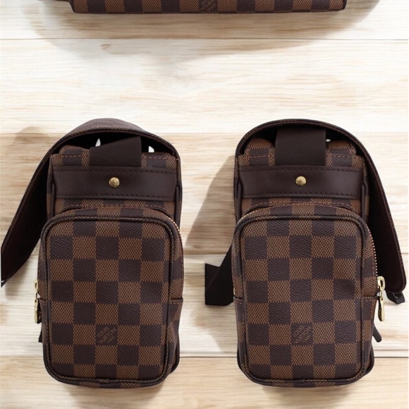 Louis Vuitton Melville Reporter Damier Ebene Messenger / Camera Bag P0006 - Picture 7 of 11